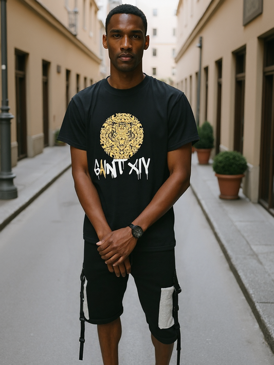 SAINT XIV Unisex T-Shirt Gold Emblem