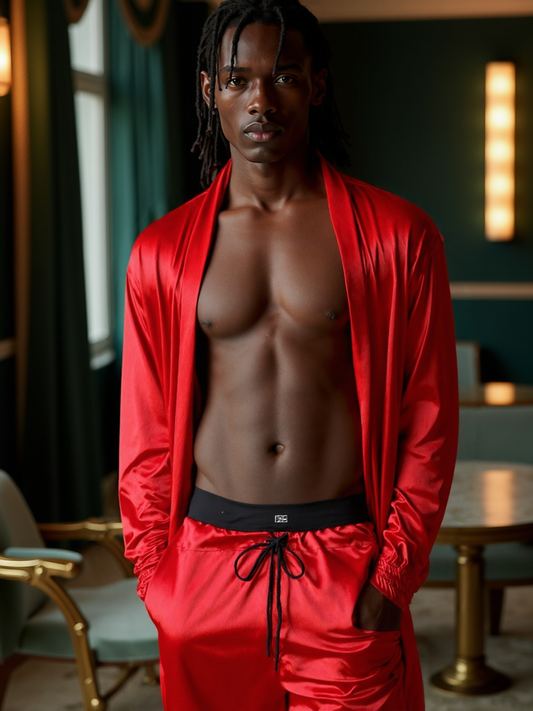 Red Robe with Pants