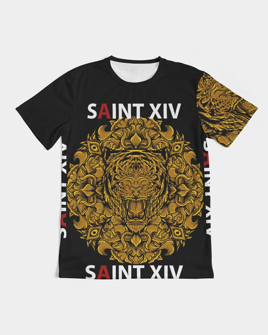 SAINT XIV Lion Gold Logo T-Shirt
