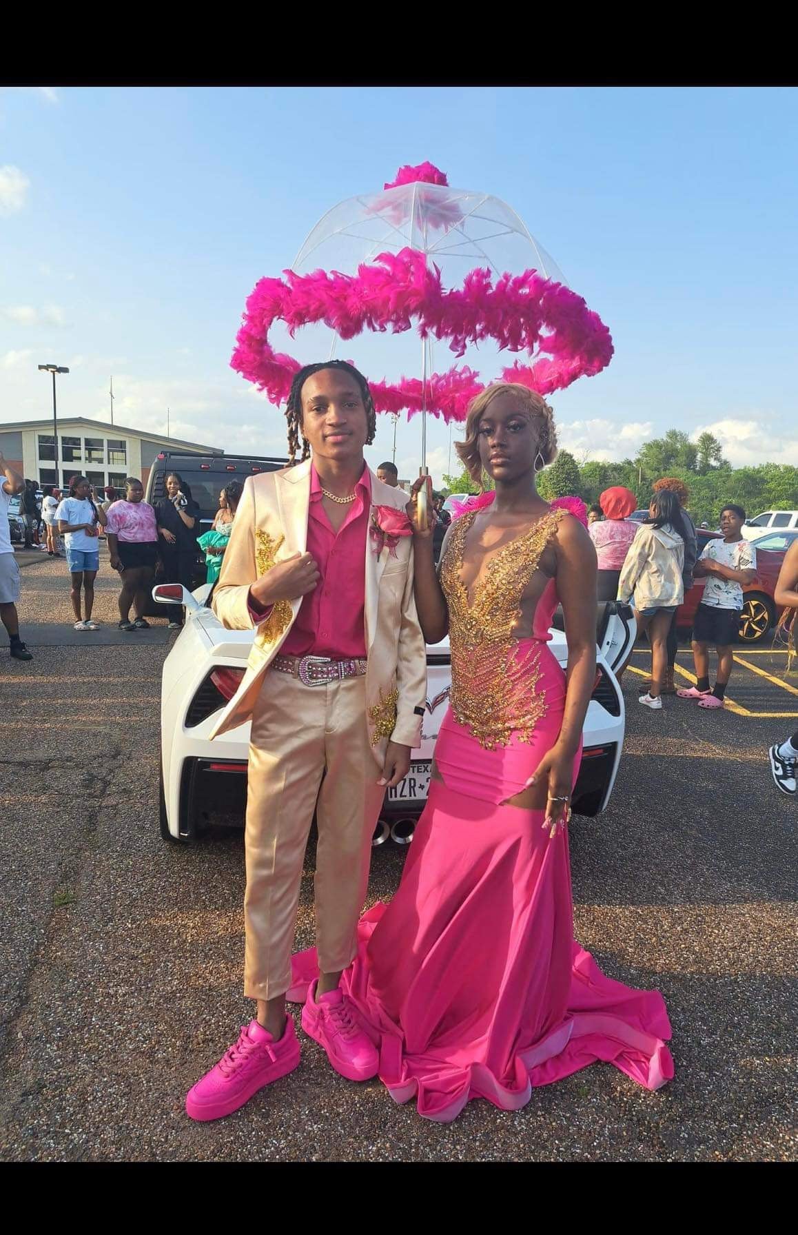 Hot Pink Prom Gown (Mermaid)