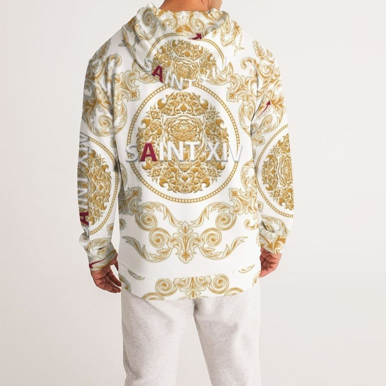 SAINT XIV Main Logo Gold Men's Hoodie (White or Black)