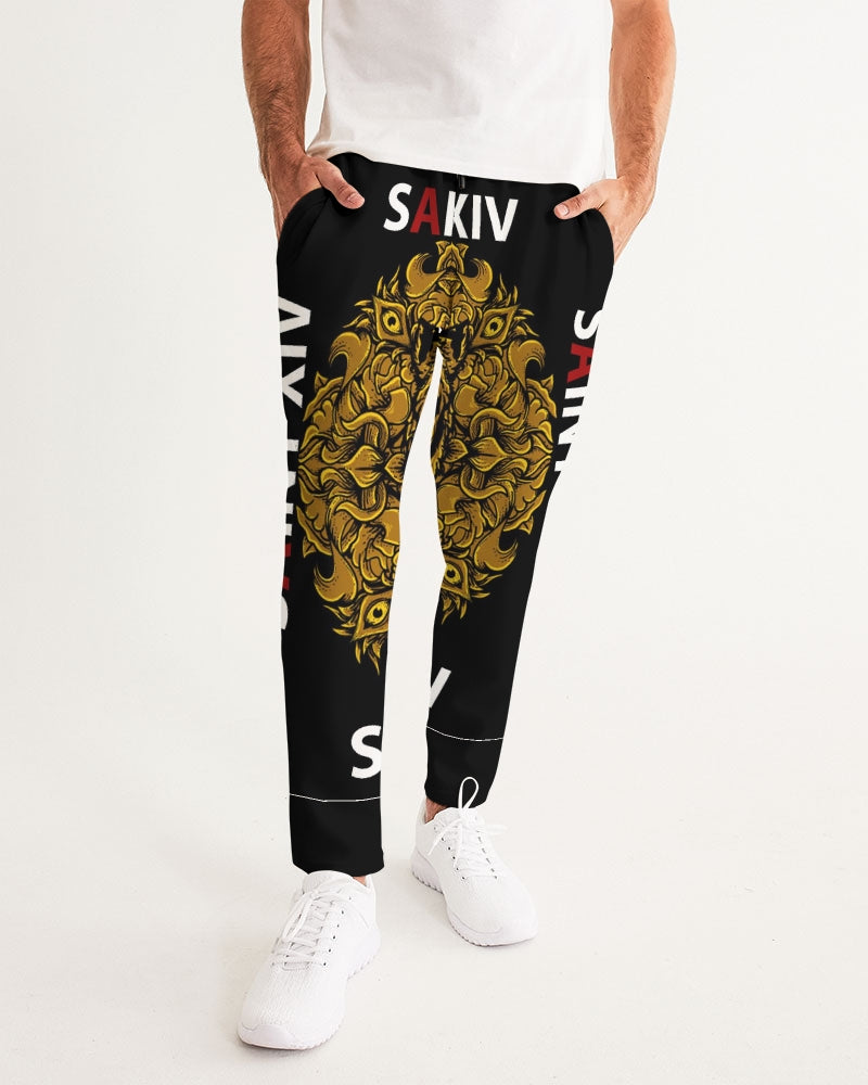 SAINT XIV Lion Gold Emblem Men's Joggers