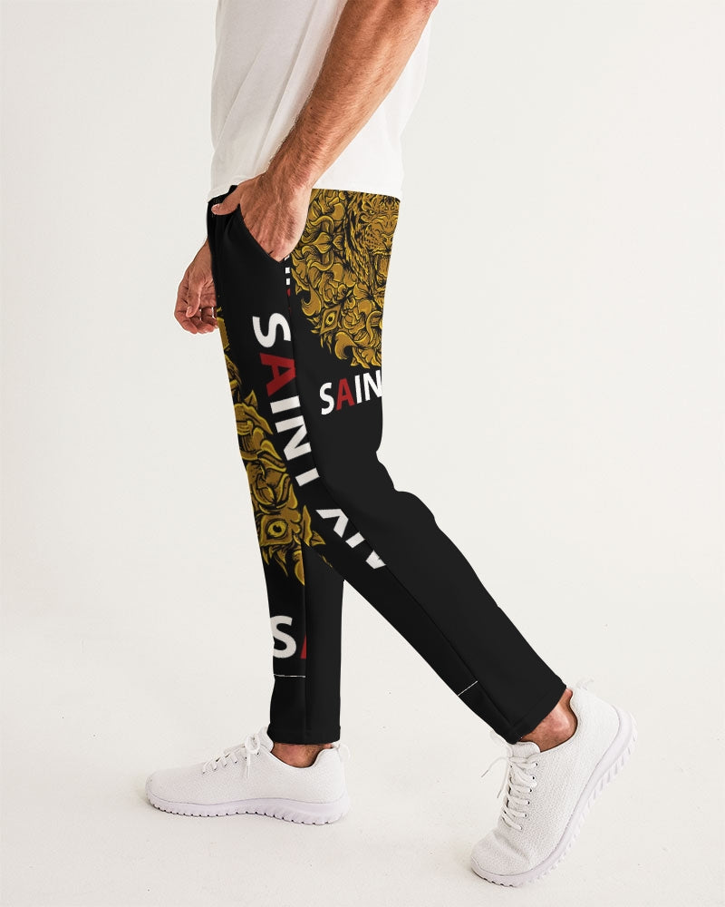 SAINT XIV Lion Gold Emblem Men's Joggers