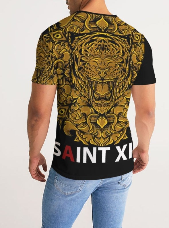 SAINT XIV Lion Gold Logo T-Shirt