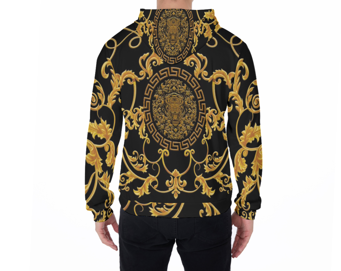 SAINT XIV Main Logo Gold Men's Hoodie (White or Black)